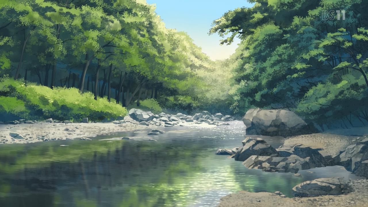 [C.T] Kenji Yama_no_susume_2-07-azuma_gorge-river-forest-scenery-beautiful-calm-serene